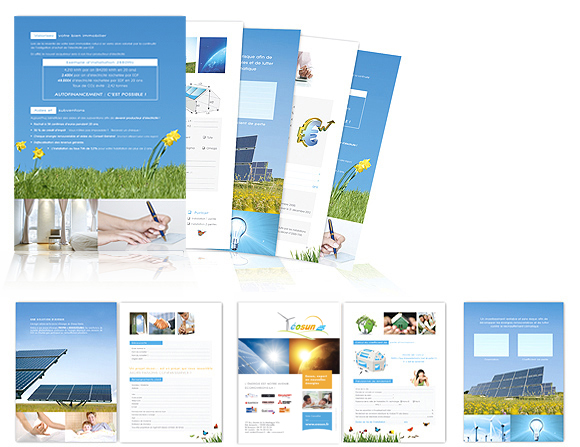 brochure 12 pages pour entreprise d'énergies renouvelables d'aix-en-provence