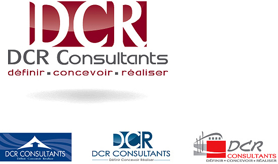 creation du logo DCR Consultants