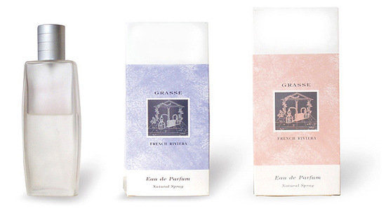 exemple de création en design packaging pour une entreprise de vente de parfums